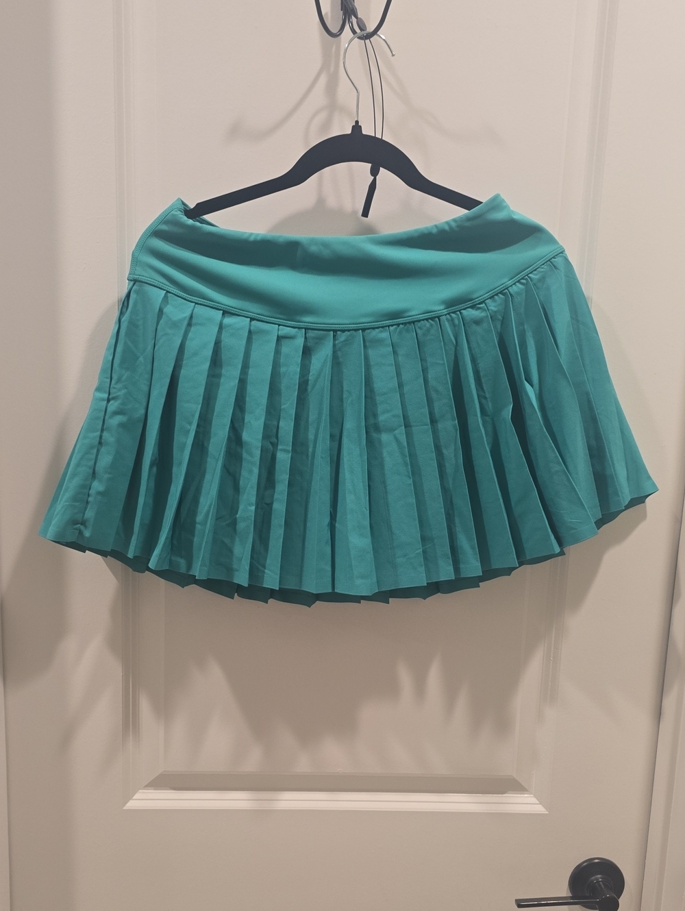 Apana Teal Pleated Circle Skirt